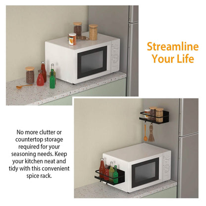 2-Pack: Magnetic Spice Holder Rack Organizer