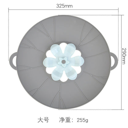 Kitchen Gadget Silicone Spill-Proof Pot Utensil Cover Kitchen Tools Flower Type Baking Tools