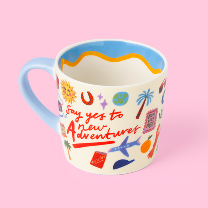 Say Yes to New Adventures Mug