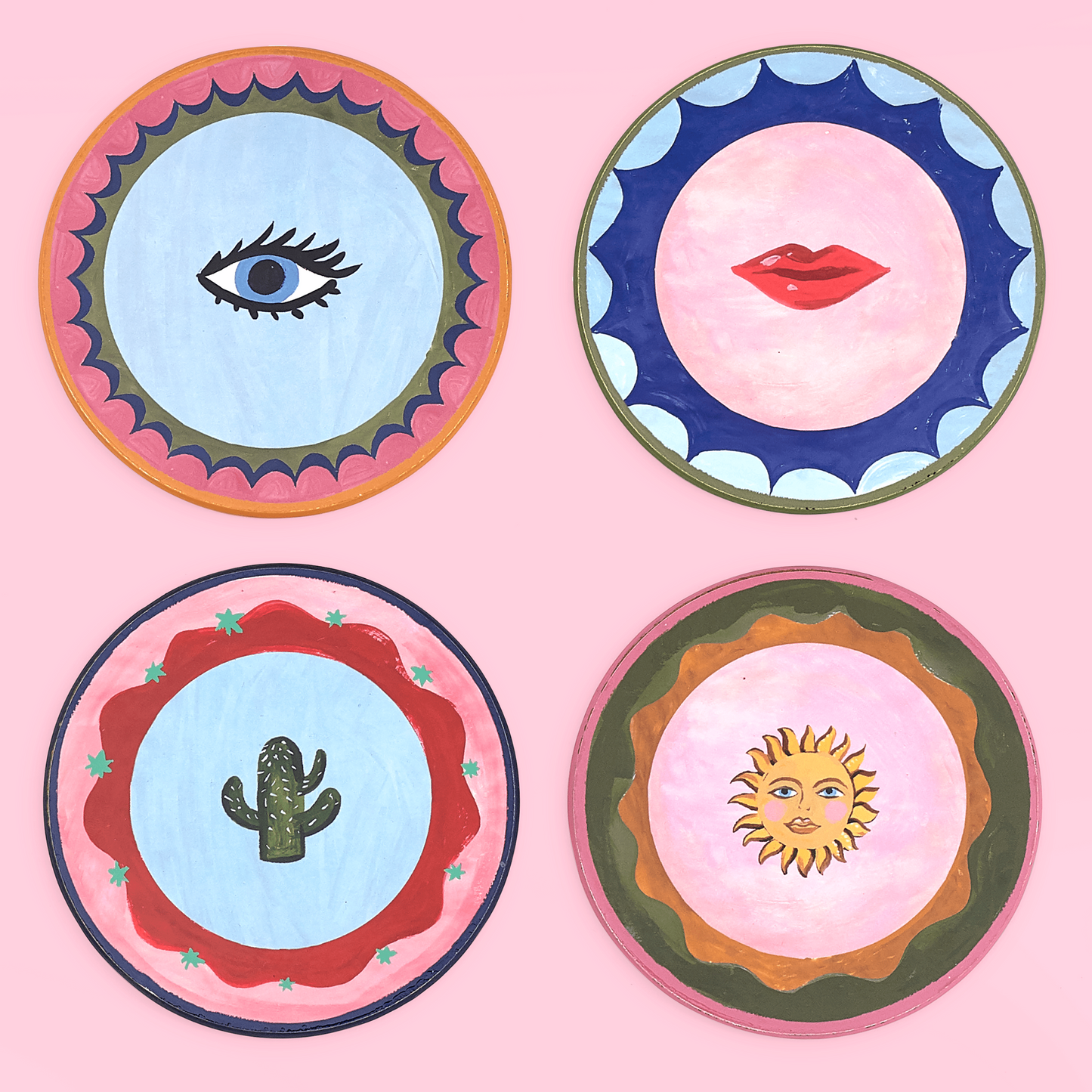 Electric Coast Icon Corked Placemats - Set of 4