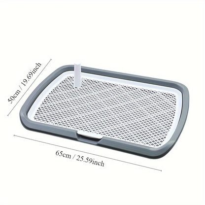 Dog Potty Training Toilet — Reusable Pee Pad Holder with Removable Net Tray