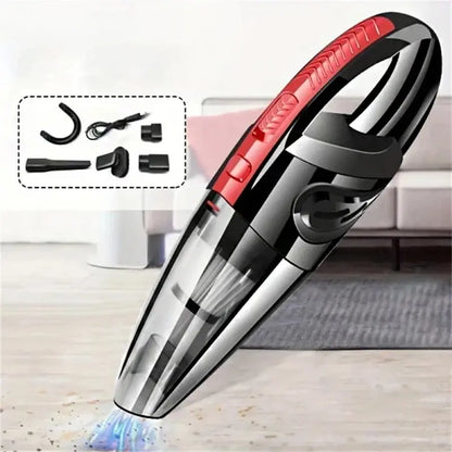 Portable Wireless Handheld Vacuum Cleaner — Powerful Suction for Car, Home & Pet Hair