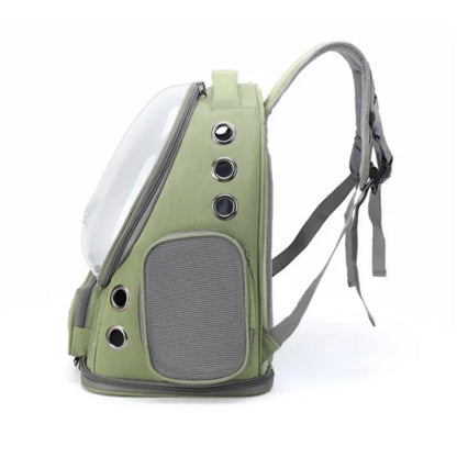 Breathable Transparent Pet Carrier Backpack — Outdoor Travel Bag for Cats & Small Dogs