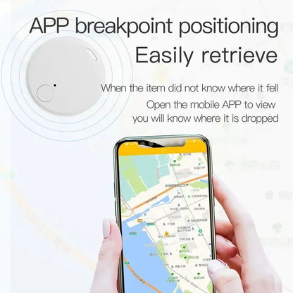 Mini GPS Bluetooth 5.0 Tracker — Anti-Lost Smart Finder for Pets, Keys & Bags