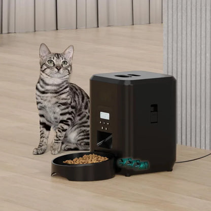 Smart Timed Automatic Pet Feeder — Scheduled Portion Control for Cats & Dogs