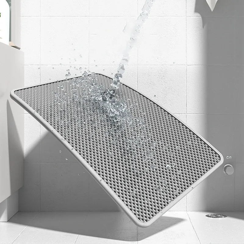 Double Layer Waterproof Cat Litter Mat — Urine Proof, Non-Slip, Easy to Clean