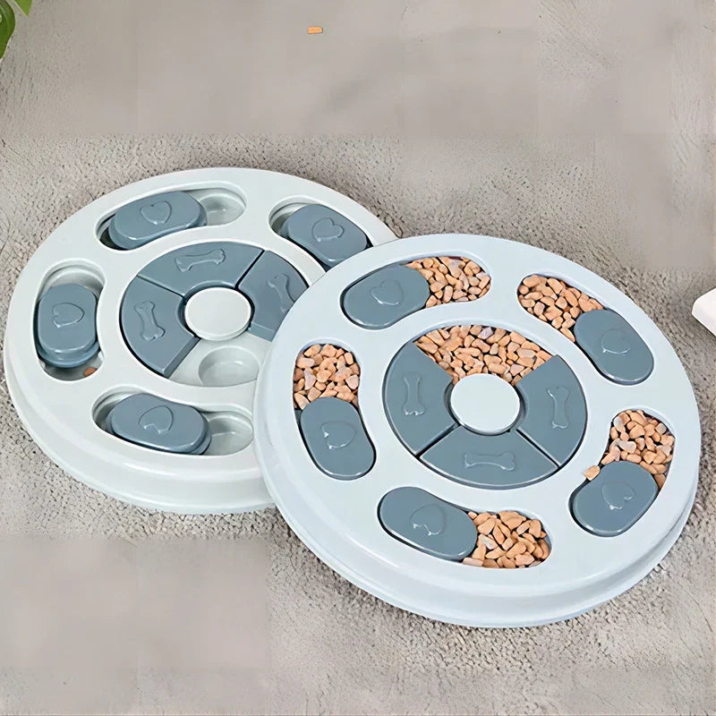 Interactive Slow Feeder Toy — Educational Food Dispenser for Dogs & Puppies