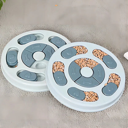 Interactive Slow Feeder Toy — Educational Food Dispenser for Dogs & Puppies