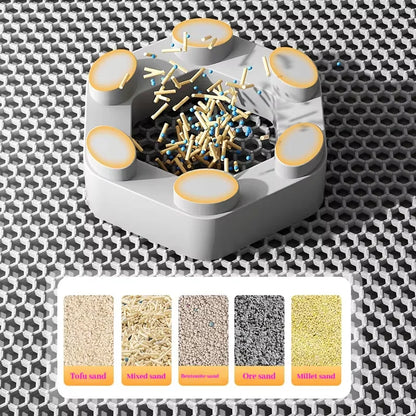 Waterproof Double Layer Cat Litter Trapping Mat — Clean Pad for Litter Box