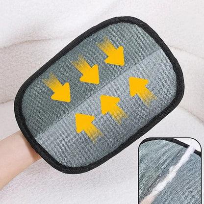 Portable Pet Hair Remover Gloves — Washable Dehairing Gloves for Clothes & Pets