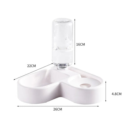 2-in-1 Automatic Pet Bowl — Moisture-Proof Drinking & Feeding Bowl for Cats & Dogs