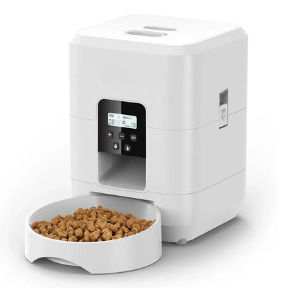 Smart Timed Automatic Pet Feeder — Scheduled Portion Control for Cats & Dogs