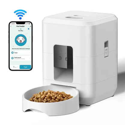 Smart Timed Automatic Pet Feeder — Scheduled Portion Control for Cats & Dogs