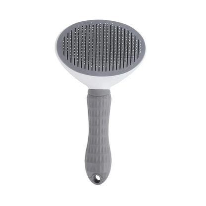 Stainless Steel Pet Comb — Effective Floating Hair Remover for Cats & Dogs