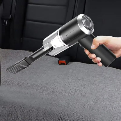 Portable Cordless Handheld Vacuum Cleaner — 5-in-1 Blow & Suction with Multi-Nozzles for Pet Hair, Car & Home