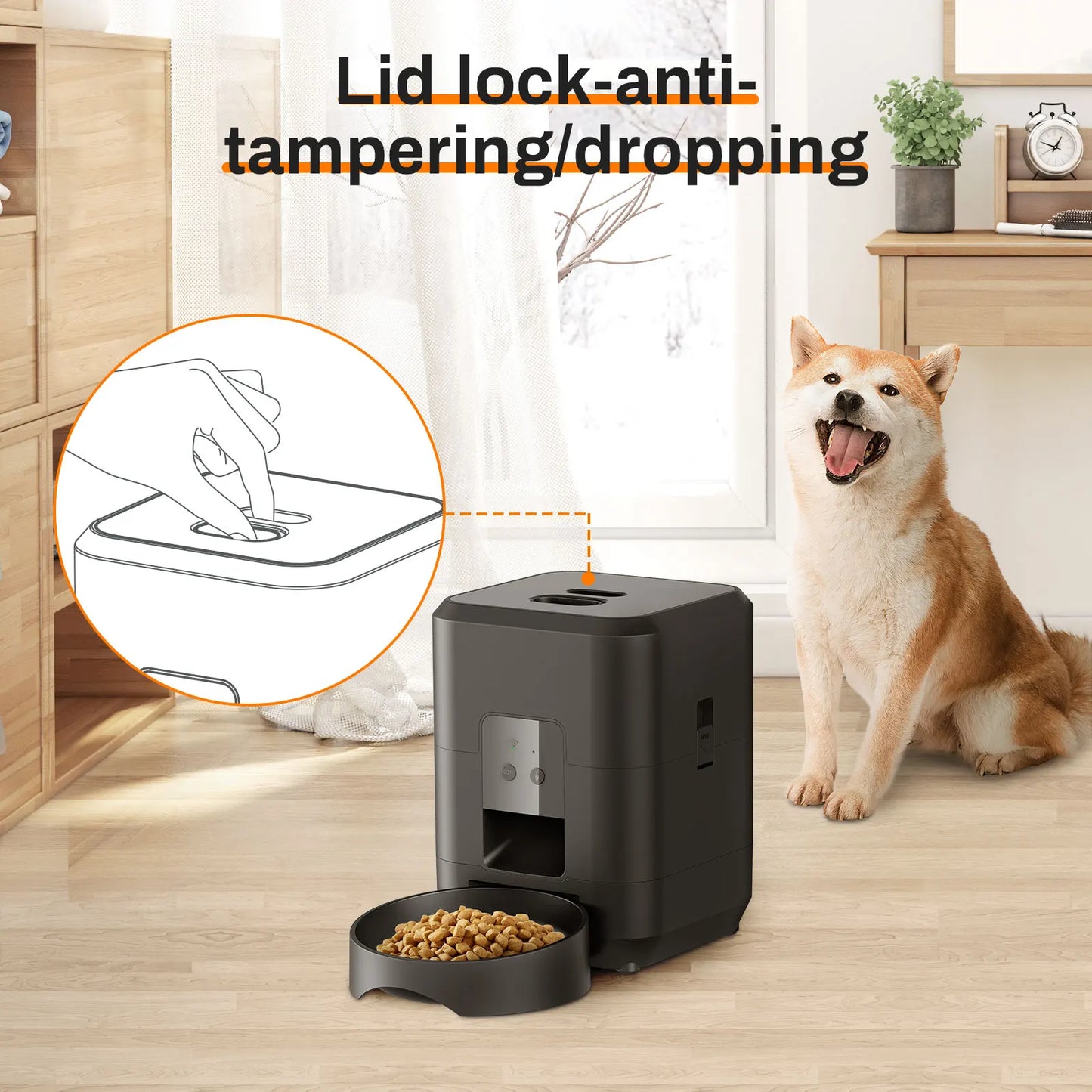 Smart Timed Automatic Pet Feeder — Scheduled Portion Control for Cats & Dogs