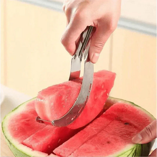 New Eco-Friendly 1pcs Stainless Steel Watermelon Slicer Cutter Knife For Fruit Tools Kitchen Accessories Gadgets Watermelon Spoons
